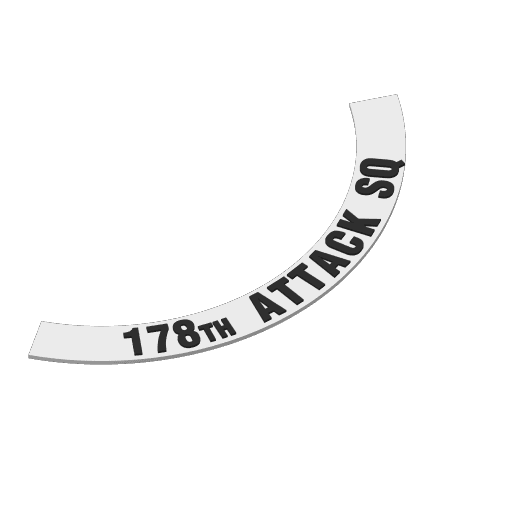 Slicer thumbnail for 178th Attack Squadron text insert